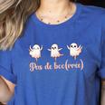 Ghost Ballet Dancer Halloween Dance Teacher Pas De Boo-Rée Women's Heather T-Shirt Heather True Royal