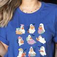 Ghost Book Reading Halloween Books Lover Teacher Kids Women's Heather T-Shirt Heather True Royal Ghost Book Reading Halloween Books Lover Teacher Kids Women's Heather T-Shirt Heather True Royal