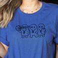 Ghost Costume Gym Physical Education Teacher PE Coach Women's Heather T-Shirt Heather True Royal Ghost Costume Gym Physical Education Teacher PE Coach Women's Heather T-Shirt Heather True Royal