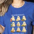 Ghosts Halloween Montessori Teacher Educator Costume Women's Heather T-Shirt Heather True Royal