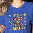 Good Day To Do Math Teacher Appreciation Day Science Women's Heather T-Shirt Heather True Royal Good Day To Do Math Teacher Appreciation Day Science Women's Heather T-Shirt Heather True Royal
