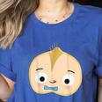 Good Egg Teacher Halloween Costume Group The Cool Bean Women's Heather T-Shirt Heather True Royal