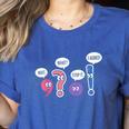 Grammar Teacher Wait What Stop It I Agree Humor Women's Heather T-Shirt Heather True Royal Grammar Teacher Wait What Stop It I Agree Humor Women's Heather T-Shirt Heather True Royal
