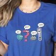 Grammar TeacherWait What Stop It I Agree Women's Heather T-Shirt Heather True Royal