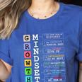 Growth Mindset Shirt Positive School Classroom Teacher Women's Heather T-Shirt Heather True Royal Growth Mindset Shirt Positive School Classroom Teacher Women's Heather T-Shirt Heather True Royal