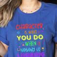 Growth Mindset Teacher Positive Message Inspirational Quote Women's Heather T-Shirt Heather True Royal Growth Mindset Teacher Positive Message Inspirational Quote Women's Heather T-Shirt Heather True Royal