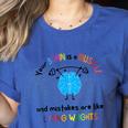 Growth Mindset Tee Teacher Quotes Men Women Kids Women's Heather T-Shirt Heather True Royal
