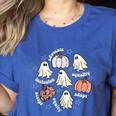 Halloween Advocate Heat Transfers Special Education Teacher Men Women Women's Heather T-Shirt Heather True Royal