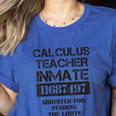 Halloween Calculus Teacher Prisoner Costume Women's Heather T-Shirt Heather True Royal Halloween Calculus Teacher Prisoner Costume Women's Heather T-Shirt Heather True Royal