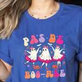Halloween Dance Teacher Pas De Boo-Ree Ghost Ballet Dancer Women's Heather T-Shirt Heather True Royal