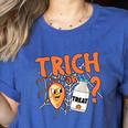 Halloween Medical Lab Science Microbiology Scientist Teacher Men Women Women's Heather T-Shirt Heather True Royal Halloween Medical Lab Science Microbiology Scientist Teacher Men Women Women's Heather T-Shirt Heather True Royal