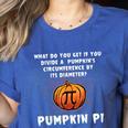 Halloween Pumpkin Pi Math Geometry Teachers Students For Men Women Kids Women's Heather T-Shirt Heather True Royal Halloween Pumpkin Pi Math Geometry Teachers Students For Men Women Kids Women's Heather T-Shirt Heather True Royal