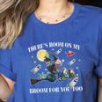 Halloween There's Room On My Broom For You Too Teacher Women's Heather T-Shirt Heather True Royal Halloween There's Room On My Broom For You Too Teacher Women's Heather T-Shirt Heather True Royal