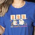 Halloween Science Teacher Boo Ghost The Element Of Surprise Women's Heather T-Shirt Heather True Royal Halloween Science Teacher Boo Ghost The Element Of Surprise Women's Heather T-Shirt Heather True Royal