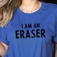 Halloween Teacher Im An Eraser Costume Kids Men Women Women's Heather T-Shirt Heather True Royal Halloween Teacher Im An Eraser Costume Kids Men Women Women's Heather T-Shirt Heather True Royal