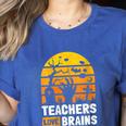 Halloween Teachers Science Math Teachers Love Brains Women's Heather T-Shirt Heather True Royal Halloween Teachers Science Math Teachers Love Brains Women's Heather T-Shirt Heather True Royal