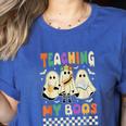 Halloween Teaching My Boos Cute Ghost Teacher Life Costume Women's Heather T-Shirt Heather True Royal Halloween Teaching My Boos Cute Ghost Teacher Life Costume Women's Heather T-Shirt Heather True Royal