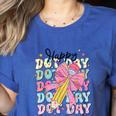 Happy Dot Day 2025 Coquette Bow Teachers Kids Boys Girls Women's Heather T-Shirt Heather True Royal Happy Dot Day 2025 Coquette Bow Teachers Kids Boys Girls Women's Heather T-Shirt Heather True Royal