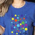 Happy Dot Day 2025 Polka Dot Boys Girls Kids Teacher Dot Day Women's Heather T-Shirt Heather True Royal Happy Dot Day 2025 Polka Dot Boys Girls Kids Teacher Dot Day Women's Heather T-Shirt Heather True Royal
