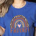 Happy Fri-Yay Friday Lovers Fun Teacher Leopard Rainbow Men Women Girls Kids Women's Heather T-Shirt Heather True Royal Happy Fri-Yay Friday Lovers Fun Teacher Leopard Rainbow Men Women Girls Kids Women's Heather T-Shirt Heather True Royal