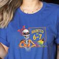 Haunted By 6-7 Teacher Halloween 67 Women's Heather T-Shirt Heather True Royal Haunted By 6-7 Teacher Halloween 67 Women's Heather T-Shirt Heather True Royal