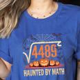 Haunted By Math 67 Meme Math Teacher Square Root 4489 Women's Heather T-Shirt Heather True Royal