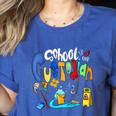 We Heart Love Our School Custodian For Teacher & Kids Women's Heather T-Shirt Heather True Royal We Heart Love Our School Custodian For Teacher & Kids Women's Heather T-Shirt Heather True Royal