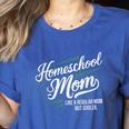 Homeschool Life Homeschool Mom Homeschool Dad Teacher Kids Women's Heather T-Shirt Heather True Royal