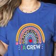 IA Crew Instructional Assistant Rainbow Teachers Aide Women's Heather T-Shirt Heather True Royal IA Crew Instructional Assistant Rainbow Teachers Aide Women's Heather T-Shirt Heather True Royal