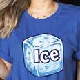 Ice Halloween Pun Costume Easy Lazy Team Group Teacher Women's Heather T-Shirt Heather True Royal Ice Halloween Pun Costume Easy Lazy Team Group Teacher Women's Heather T-Shirt Heather True Royal