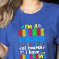 I'm Science Teacher Of Course I Have Problems Back To School Men Women Women's Heather T-Shirt Heather True Royal