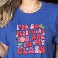 I'm So Berry Glad You Are Strawberry Elementary Teacher Women's Heather T-Shirt Heather True Royal I'm So Berry Glad You Are Strawberry Elementary Teacher Women's Heather T-Shirt Heather True Royal
