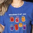 Inclusion Is My Jam Special Education Teacher Para Autism Women's Heather T-Shirt Heather True Royal Inclusion Is My Jam Special Education Teacher Para Autism Women's Heather T-Shirt Heather True Royal