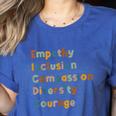 Inclusive Teacher Diversity Inclusion Empathy Teacher Team Women's Heather T-Shirt Heather True Royal Inclusive Teacher Diversity Inclusion Empathy Teacher Team Women's Heather T-Shirt Heather True Royal