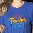 The Influence Of Great Teacher Can Never Be Erased School For Men Women Women's Heather T-Shirt Heather True Royal The Influence Of Great Teacher Can Never Be Erased School For Men Women Women's Heather T-Shirt Heather True Royal