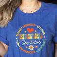 Instructional Specialist School Cute Academic Teacher Women's Heather T-Shirt Heather True Royal