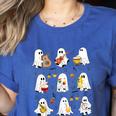 It's A Bootiful Day To Make Music Ghost Teacher Women's Heather T-Shirt Heather True Royal It's A Bootiful Day To Make Music Ghost Teacher Women's Heather T-Shirt Heather True Royal