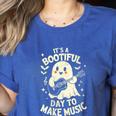 It's A Bootiful Day To Make Music Halloween Music Teacher Women's Heather T-Shirt Heather True Royal It's A Bootiful Day To Make Music Halloween Music Teacher Women's Heather T-Shirt Heather True Royal