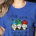It's Fine We'Re Fine Gnome Pre-K Teacher Christmas Light For Men Women Women's Heather T-Shirt Heather True Royal It's Fine We'Re Fine Gnome Pre-K Teacher Christmas Light For Men Women Women's Heather T-Shirt Heather True Royal