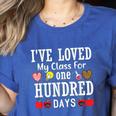 I'Ve Loved My Class For 100 Days Of School 100th Day Teacher Women's Heather T-Shirt Heather True Royal
