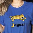J Is For Jaguar ABC Alphabet T-Shirt For Teachers Students Women's Heather T-Shirt Heather True Royal J Is For Jaguar ABC Alphabet T-Shirt For Teachers Students Women's Heather T-Shirt Heather True Royal