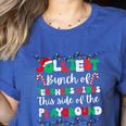 Jolliest Bunch Of Teachers Aides This Side Of The Playground Women's Heather T-Shirt Heather True Royal