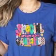 Kids Back To School Teachers Special Education Dream Team Women's Heather T-Shirt Heather True Royal Kids Back To School Teachers Special Education Dream Team Women's Heather T-Shirt Heather True Royal