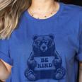 Be Kind For Teacher Kindness Women Men Women's Heather T-Shirt Heather True Royal