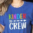 Kinder Crew Shirt Kindergarten Boy Girl Student Teacher Women's Heather T-Shirt Heather True Royal Kinder Crew Shirt Kindergarten Boy Girl Student Teacher Women's Heather T-Shirt Heather True Royal