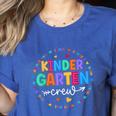 Kindergarten Crew Back To School Kindergarten Teacher Kids Women's Heather T-Shirt Heather True Royal Kindergarten Crew Back To School Kindergarten Teacher Kids Women's Heather T-Shirt Heather True Royal
