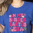 In My Kindergarten Era Girl Back To School Kinder Teacher Women's Heather T-Shirt Heather True Royal In My Kindergarten Era Girl Back To School Kinder Teacher Women's Heather T-Shirt Heather True Royal