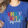 Kindergarten Squad Team Crew Teacher Back To School Women's Heather T-Shirt Heather True Royal Kindergarten Squad Team Crew Teacher Back To School Women's Heather T-Shirt Heather True Royal