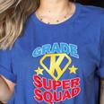 Kindergarten Super Squad Superhero Teacher Team Men Women Girls Kids Women's Heather T-Shirt Heather True Royal