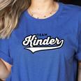 Kindergarten TEAM School Teacher Kinder Baseball-Style Shirt Women's Heather T-Shirt Heather True Royal Kindergarten TEAM School Teacher Kinder Baseball-Style Shirt Women's Heather T-Shirt Heather True Royal